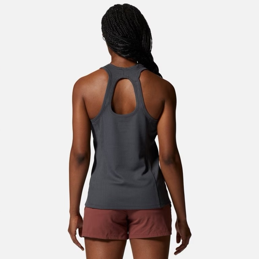 Mountain Hardwear Summer Rib Tank Top Sleeveless Top Gray Women’s Large - Picture 11 of 12